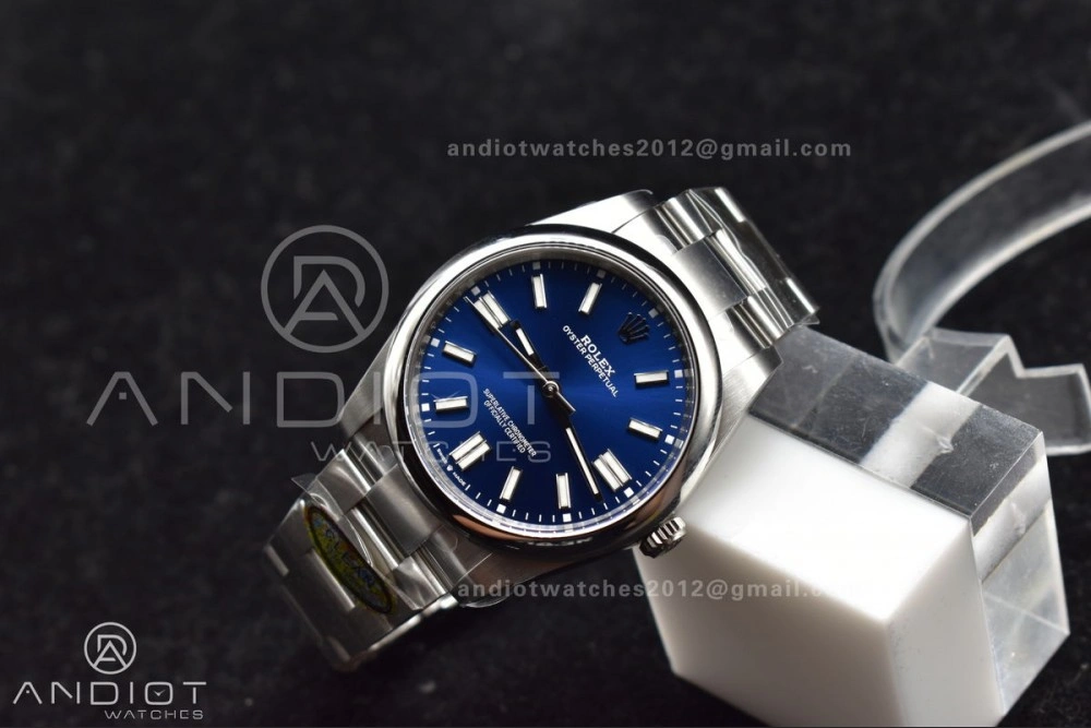 Oyster Perpetual 124300 41mm Clean 1:1 Best Edition 904L Steel Blue Dial VR Fashionable 931