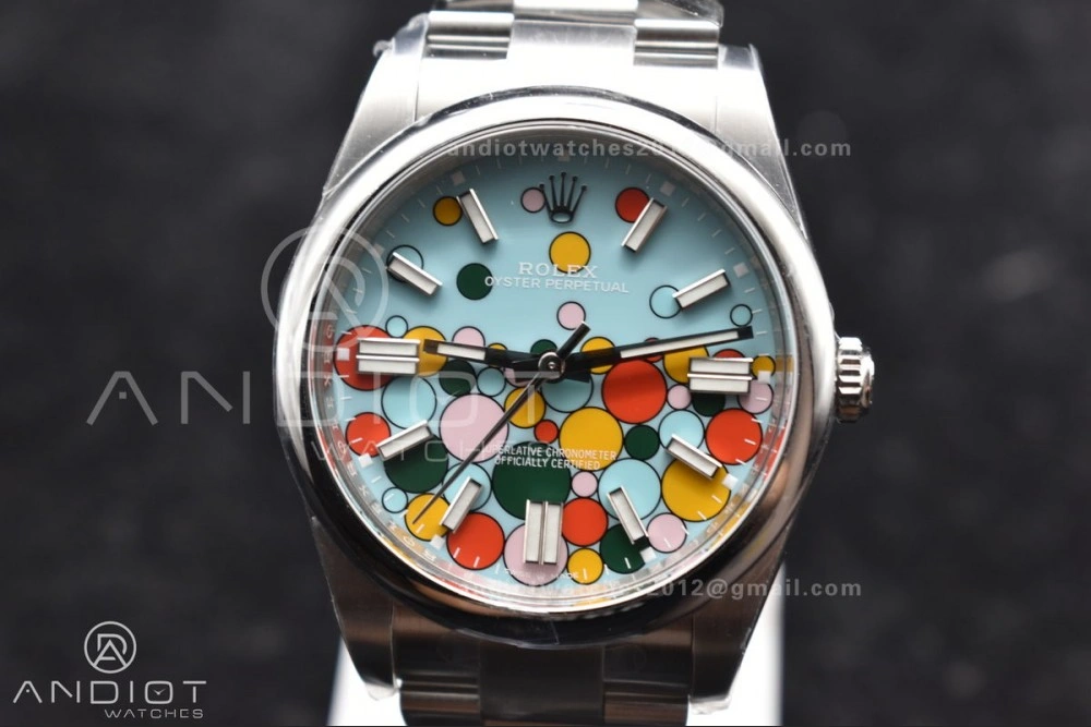 Oyster Perpetual 124300 41mm Clean 1:1 Best Edition 904L Steel Celebration Dial VR Attractive 933