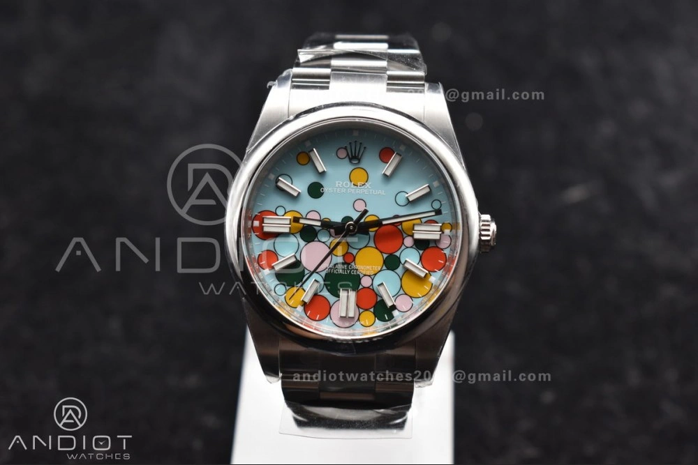 Oyster Perpetual 124300 41mm Clean 1:1 Best Edition 904L Steel Celebration Dial VR Attractive 933