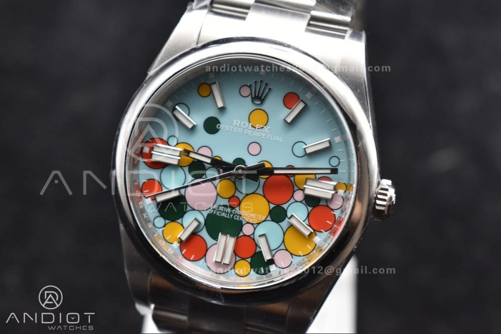 Oyster Perpetual 124300 41mm Clean 1:1 Best Edition 904L Steel Celebration Dial VR Attractive 933