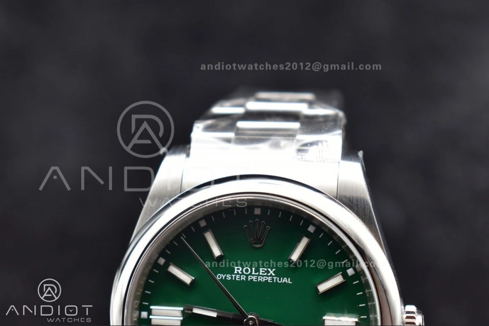 Oyster Perpetual 124300 41mm Clean 1:1 Best Edition 904L Steel Green Dial VR Timeless 934