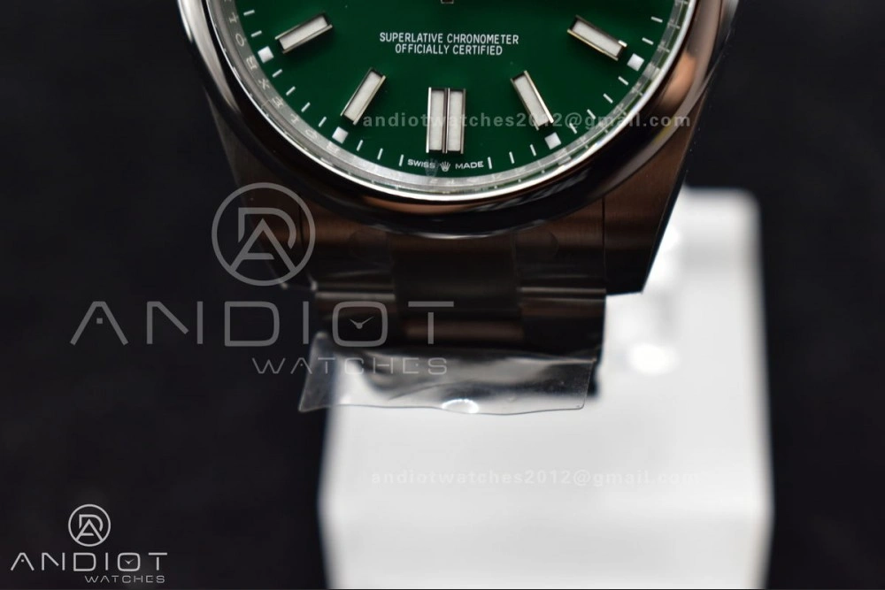 Oyster Perpetual 124300 41mm Clean 1:1 Best Edition 904L Steel Green Dial VR Timeless 934