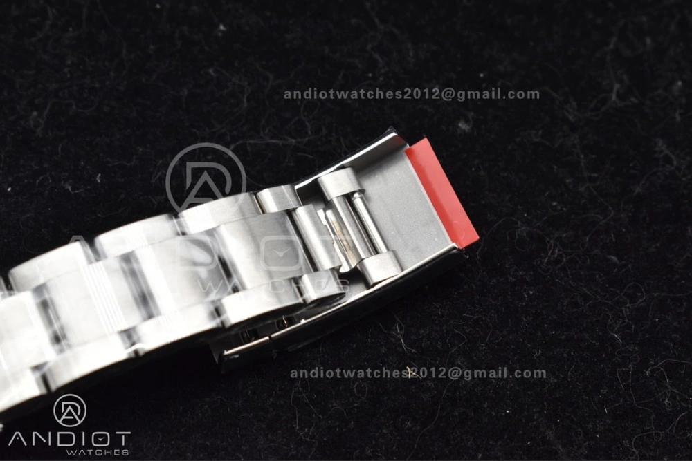 Oyster Perpetual 124300 41mm Clean 1:1 Best Edition 904L Steel Red Dial VR Unisex 938