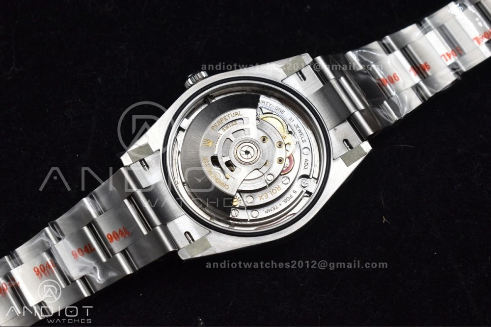 Oyster Perpetual 124300 41mm Clean 1:1 Best Edition 904L Steel Red Dial VR Unisex 938