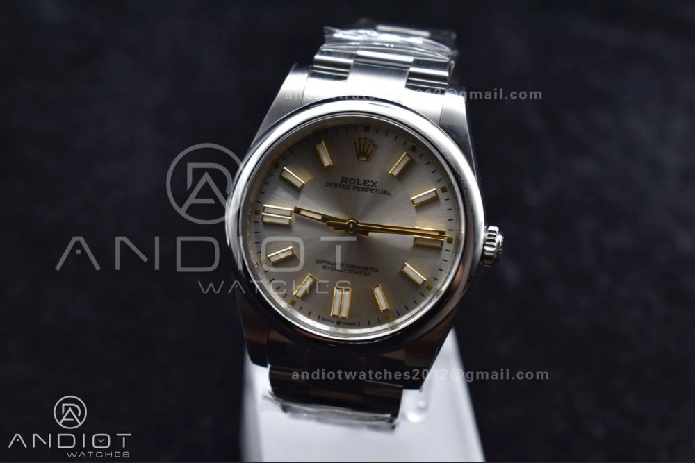FastDry Oyster Perpetual 124300 41mm Clean 1:1 Best Edition 904L Steel Silver Dial VR 935