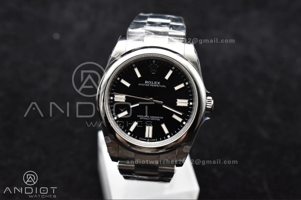 Oyster Perpetual 124300 41mm DIWF 1:1 Best Edition 904L Steel Black Dial A Bold 940