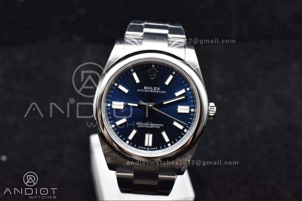 Snug Oyster Perpetual 124300 41mm DIWF 1:1 Best Edition 904L Steel Blue Dial A 939