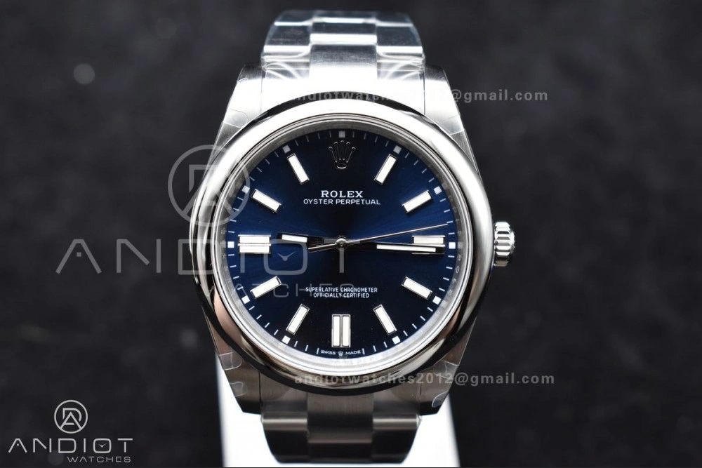 Snug Oyster Perpetual 124300 41mm DIWF 1:1 Best Edition 904L Steel Blue Dial A 939