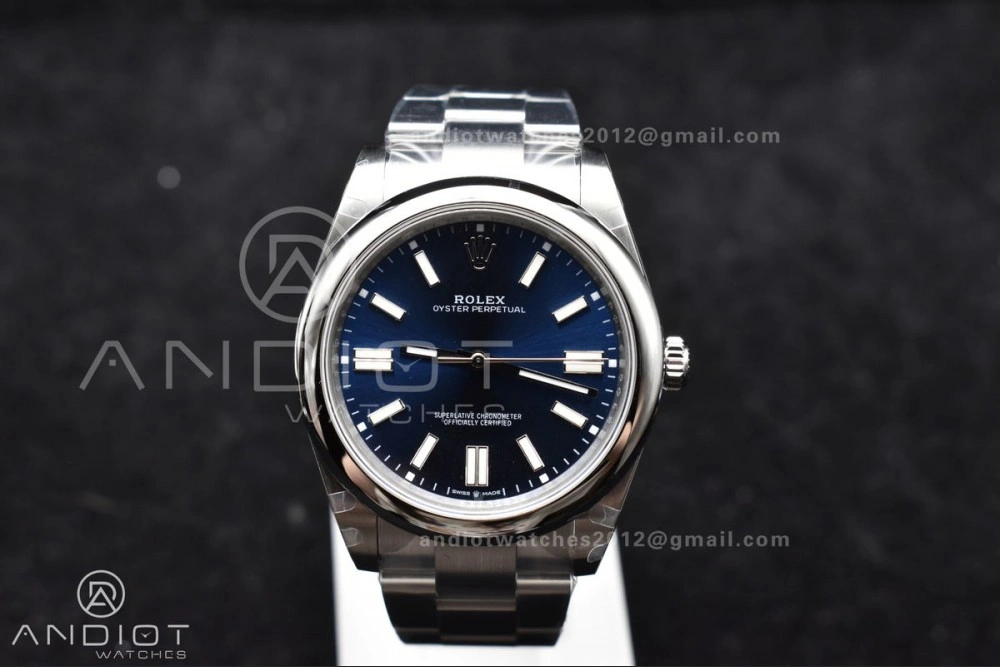 Snug Oyster Perpetual 124300 41mm DIWF 1:1 Best Edition 904L Steel Blue Dial A 939