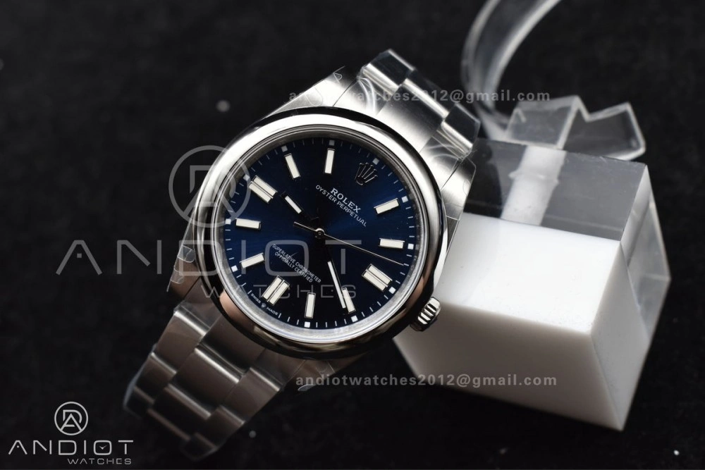 Snug Oyster Perpetual 124300 41mm DIWF 1:1 Best Edition 904L Steel Blue Dial A 939