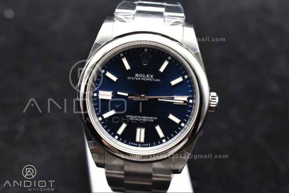 Snug Oyster Perpetual 124300 41mm DIWF 1:1 Best Edition 904L Steel Blue Dial A 939