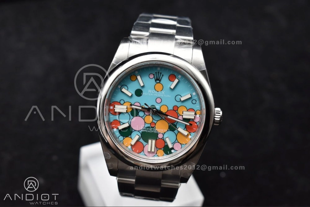 Oyster Perpetual 124300 41mm DIWF 1:1 Best Edition 904L Steel Celebration Dial A Cozy 941