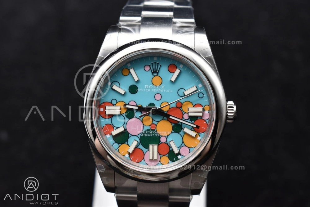 Oyster Perpetual 124300 41mm DIWF 1:1 Best Edition 904L Steel Celebration Dial A Cozy 941