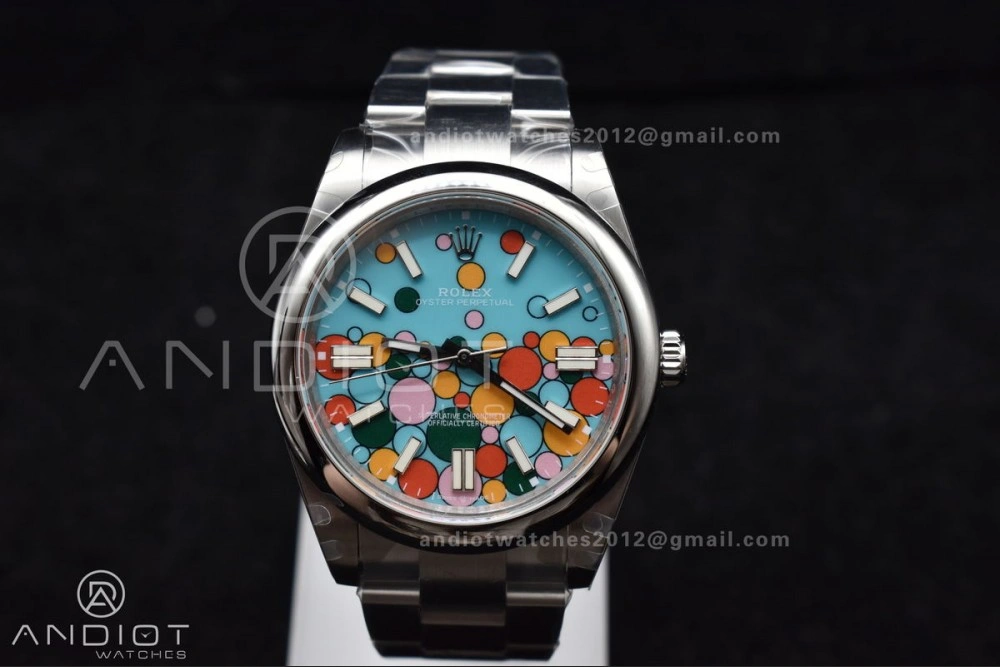 Oyster Perpetual 124300 41mm DIWF 1:1 Best Edition 904L Steel Celebration Dial A Cozy 941