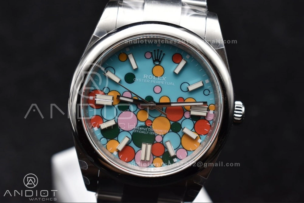 Oyster Perpetual 124300 41mm DIWF 1:1 Best Edition 904L Steel Celebration Dial A Cozy 941