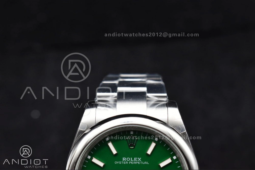 Attractive Oyster Perpetual 124300 41mm DIWF 1:1 Best Edition 904L Steel Green Dial A 942