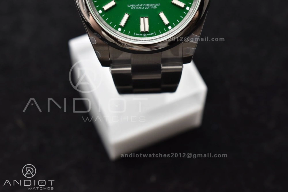 Attractive Oyster Perpetual 124300 41mm DIWF 1:1 Best Edition 904L Steel Green Dial A 942