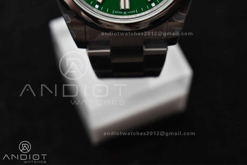 Attractive Oyster Perpetual 124300 41mm DIWF 1:1 Best Edition 904L Steel Green Dial A 942