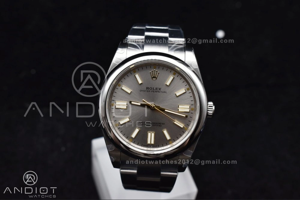 SunProtective Oyster Perpetual 124300 41mm DIWF 1:1 Best Edition 904L Steel Silver Dial A 943
