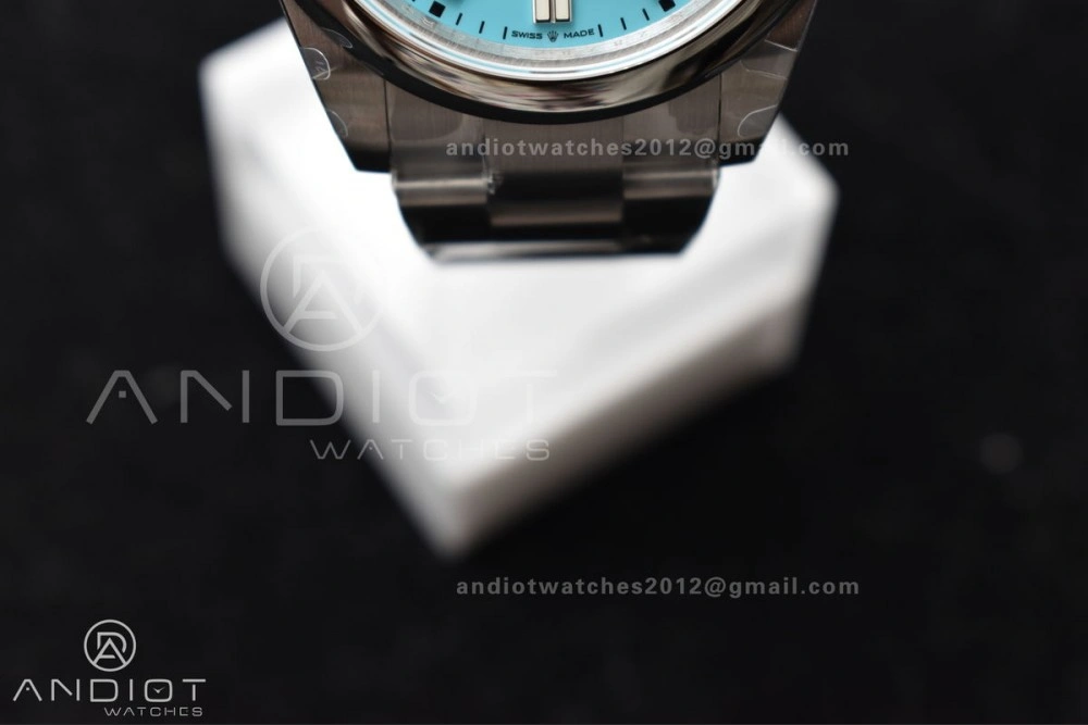 Functional Oyster Perpetual 124300 41mm DIWF 1:1 Best Edition 904L Steel Tiffany Blue Dial A 944