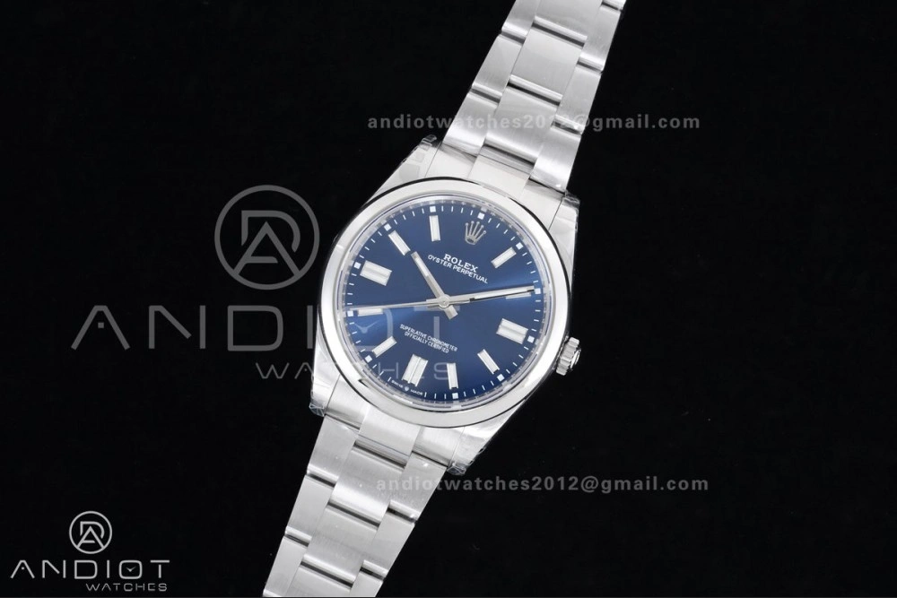 Trendy Oyster Perpetual 124300 41mm VSF 1:1 Best Edition 904L Steel Blue Dial DD3230 V 963
