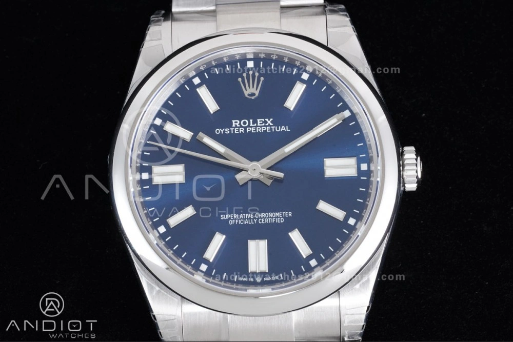 Trendy Oyster Perpetual 124300 41mm VSF 1:1 Best Edition 904L Steel Blue Dial DD3230 V 963