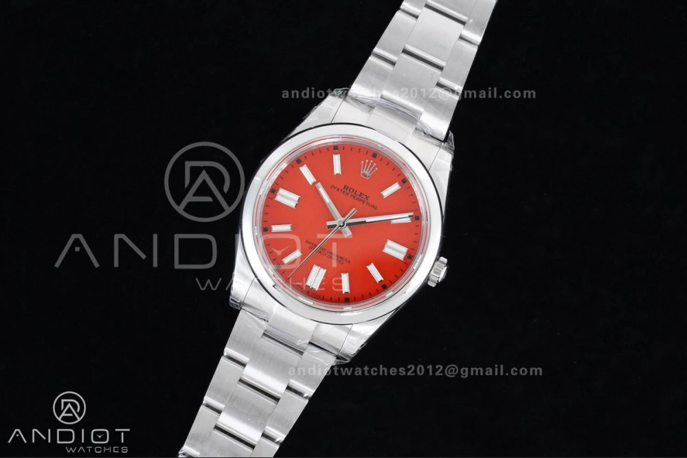 Oyster Perpetual 124300 41mm VSF 1:1 Best Edition 904L Steel Red Dial DD3230 V Classic 951