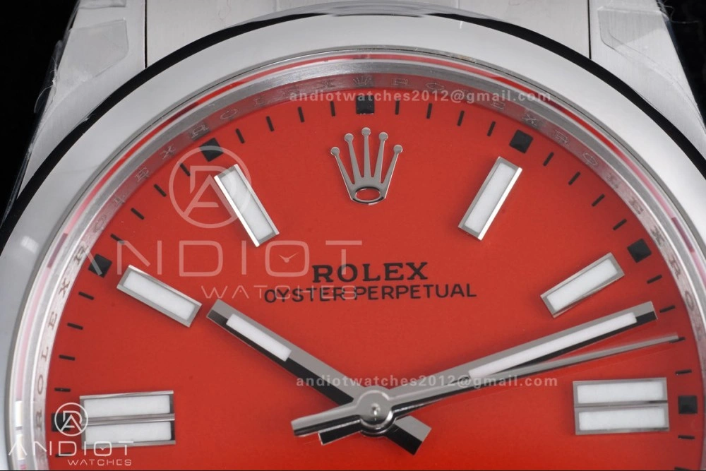Oyster Perpetual 124300 41mm VSF 1:1 Best Edition 904L Steel Red Dial DD3230 V Classic 951