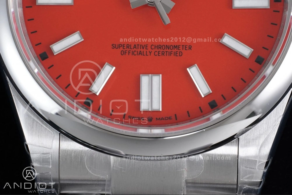 Oyster Perpetual 124300 41mm VSF 1:1 Best Edition 904L Steel Red Dial DD3230 V Classic 951