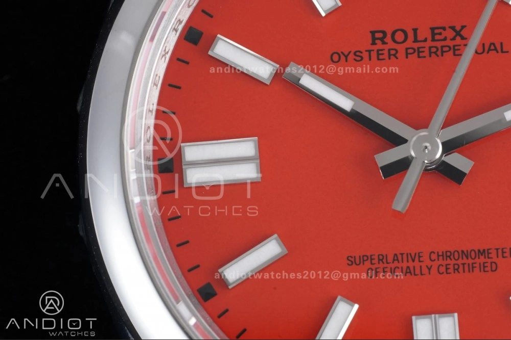 Oyster Perpetual 124300 41mm VSF 1:1 Best Edition 904L Steel Red Dial DD3230 V Classic 951