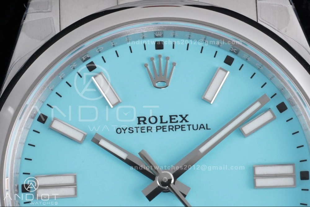 Oyster Perpetual 124300 41mm VSF 1:1 Best Edition 904L Steel Tiffany Blue Dial DD3230 V Supportive 947