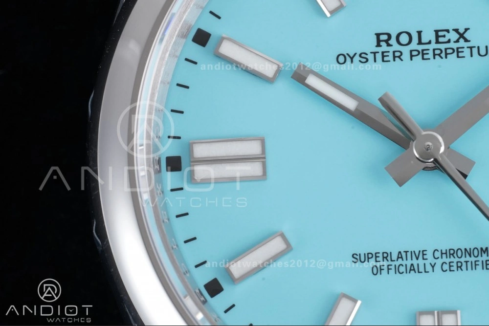 Oyster Perpetual 124300 41mm VSF 1:1 Best Edition 904L Steel Tiffany Blue Dial DD3230 V Supportive 947