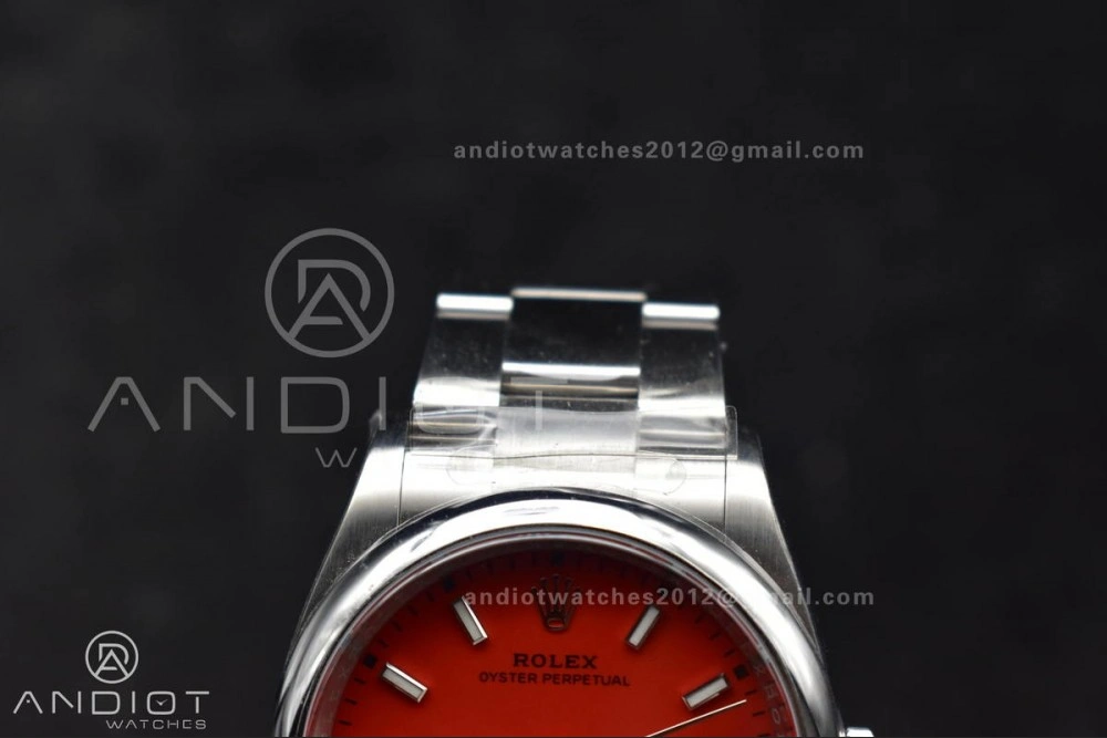 Oyster Perpetual 126000 36mm Clean 1:1 Best Edition 904L Steel Red Dial VR Functional 956