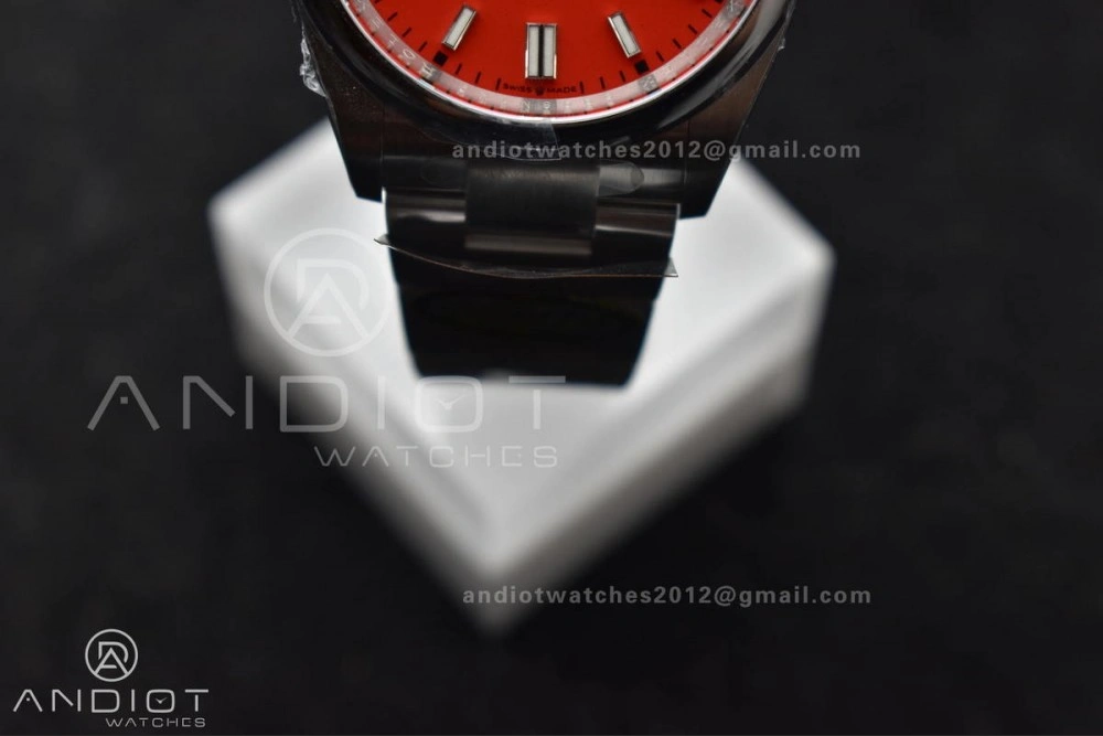 Oyster Perpetual 126000 36mm Clean 1:1 Best Edition 904L Steel Red Dial VR Functional 956