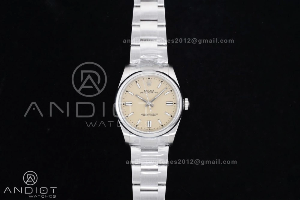 HighPerformance Oyster Perpetual 126000 36mm KRF 1:1 Best Edition 904L Steel Beige Dial VR 957