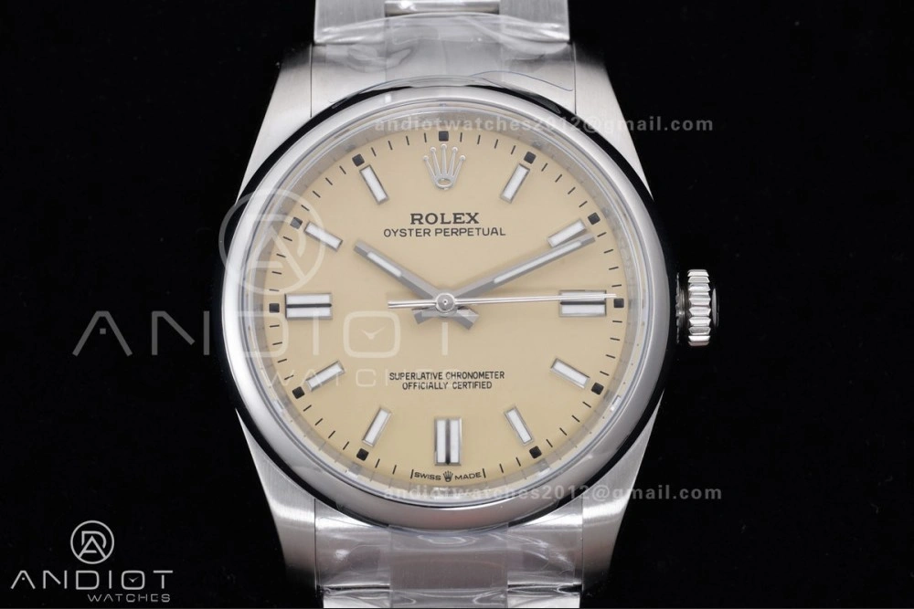 HighPerformance Oyster Perpetual 126000 36mm KRF 1:1 Best Edition 904L Steel Beige Dial VR 957