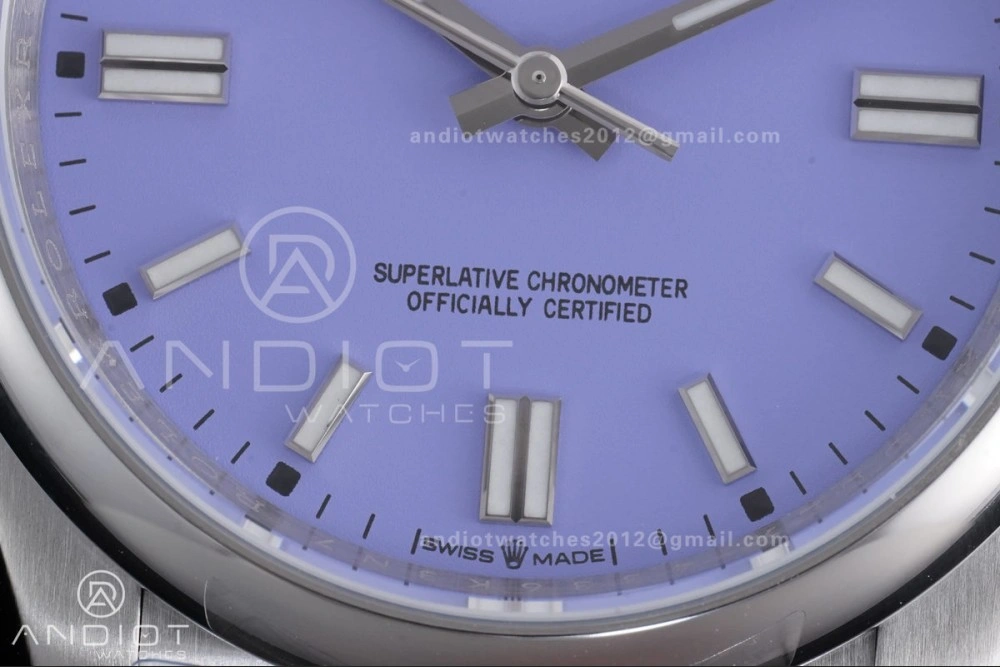 Oyster Perpetual 126000 36mm KRF 1:1 Best Edition 904L Steel Lavender Dial VR Casual 962