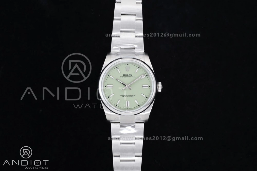 Seasonal Oyster Perpetual 126000 36mm KRF 1:1 Best Edition 904L Steel Pistachio Dial VR 966