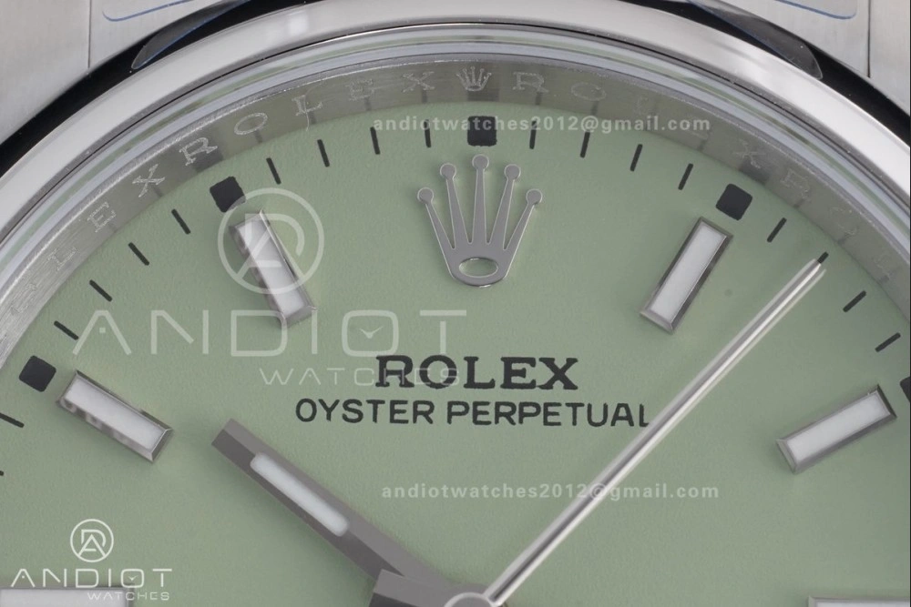 Seasonal Oyster Perpetual 126000 36mm KRF 1:1 Best Edition 904L Steel Pistachio Dial VR 966