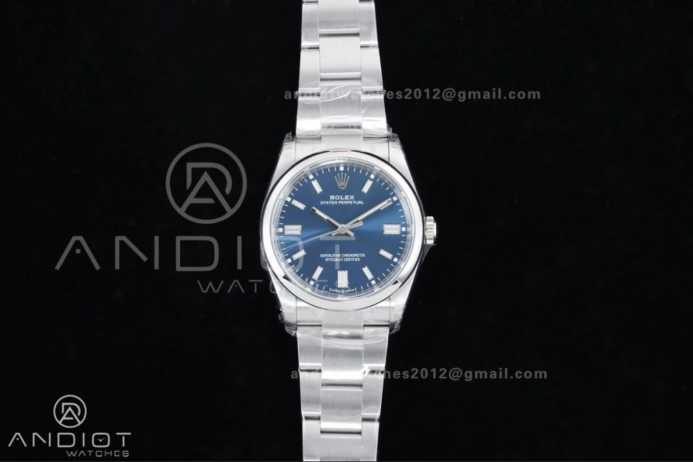 Stylish Oyster Perpetual 126000 36mm VSF 1:1 Best Edition 904L Steel Blue Dial DD3230 V 976