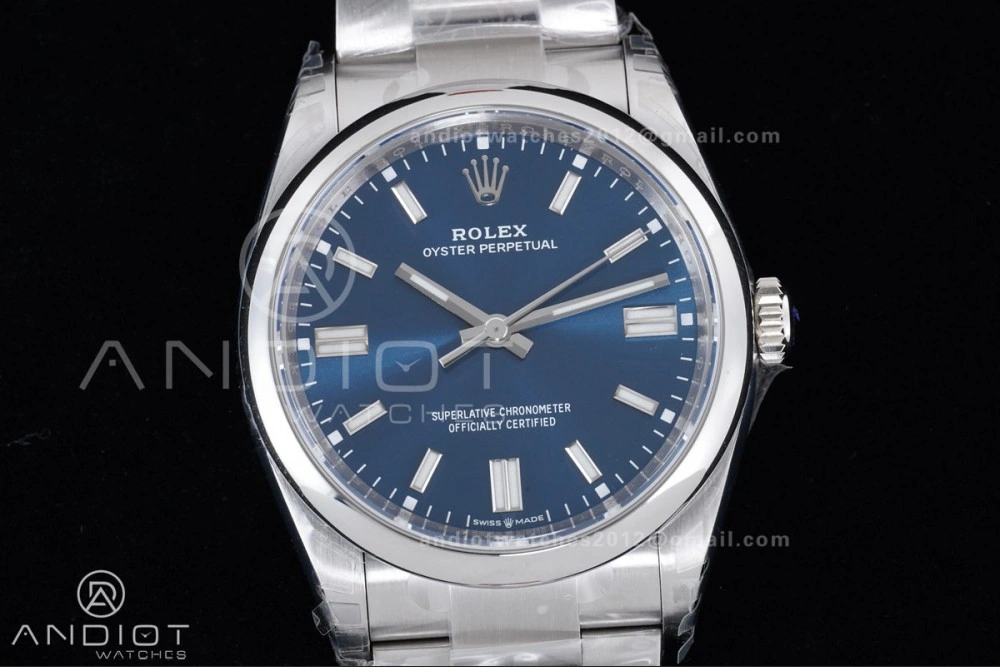 Stylish Oyster Perpetual 126000 36mm VSF 1:1 Best Edition 904L Steel Blue Dial DD3230 V 976