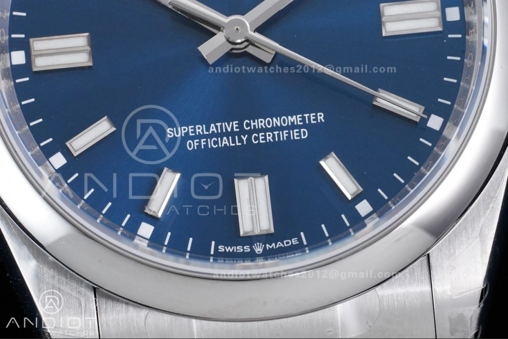 Stylish Oyster Perpetual 126000 36mm VSF 1:1 Best Edition 904L Steel Blue Dial DD3230 V 976