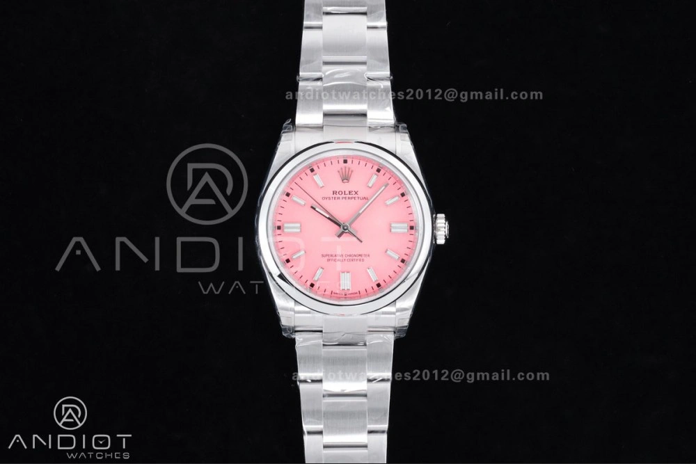 Flexible Oyster Perpetual 126000 36mm VSF 1:1 Best Edition 904L Steel Pink Dial DD3230 V 972