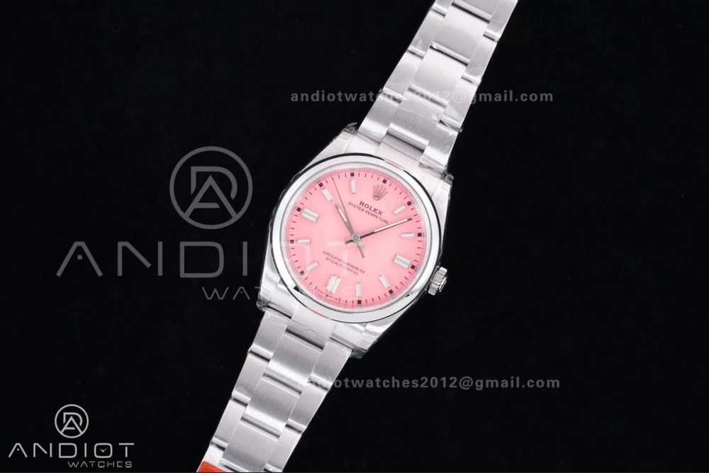 Flexible Oyster Perpetual 126000 36mm VSF 1:1 Best Edition 904L Steel Pink Dial DD3230 V 972