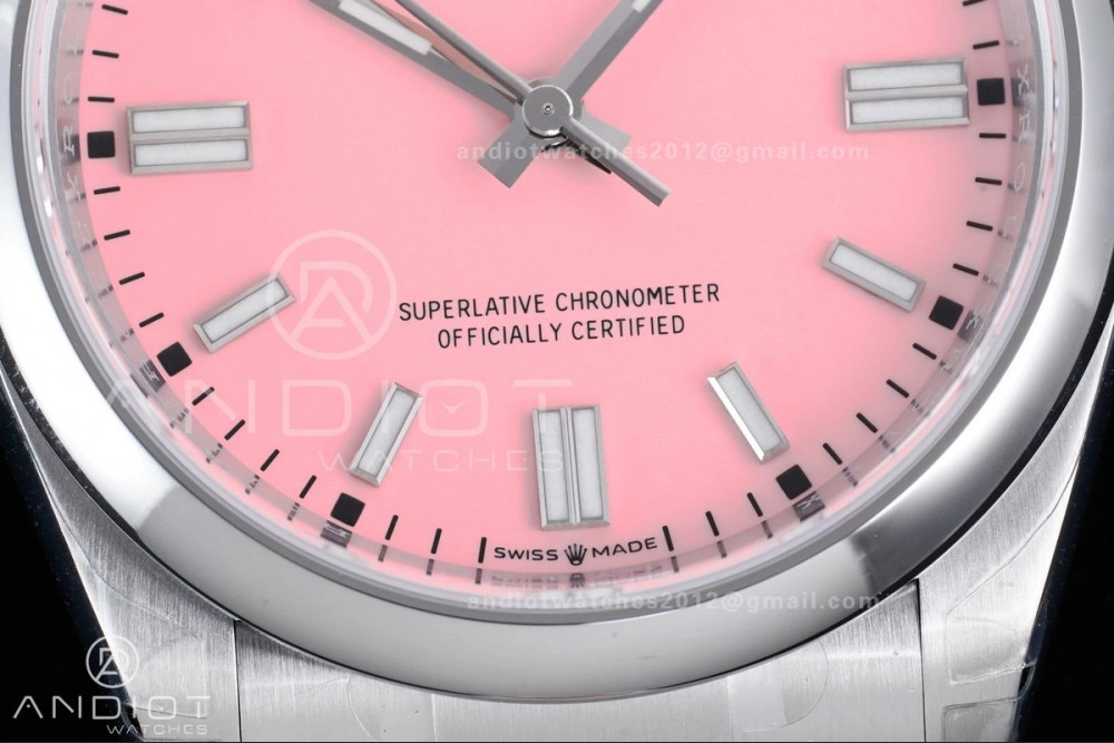 Flexible Oyster Perpetual 126000 36mm VSF 1:1 Best Edition 904L Steel Pink Dial DD3230 V 972