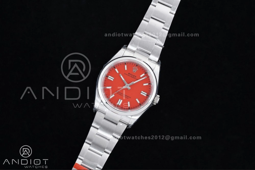 Oyster Perpetual 126000 36mm VSF 1:1 Best Edition 904L Steel Red Dial DD3230 V FastDry 970