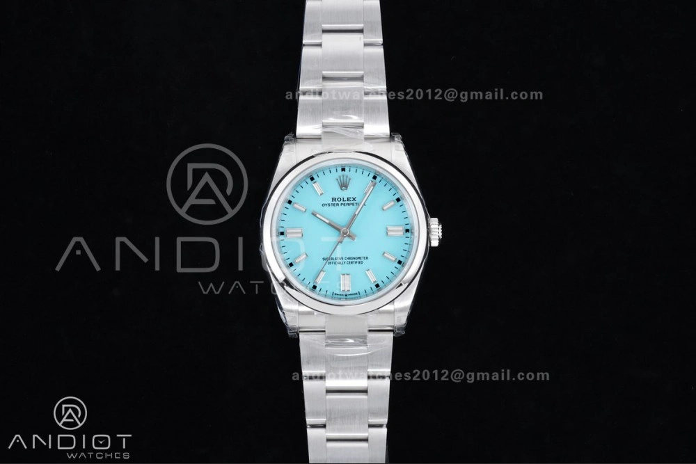 FastDry Oyster Perpetual 126000 36mm VSF 1:1 Best Edition 904L Steel Tiffany Blue Dial DD3230 V 979