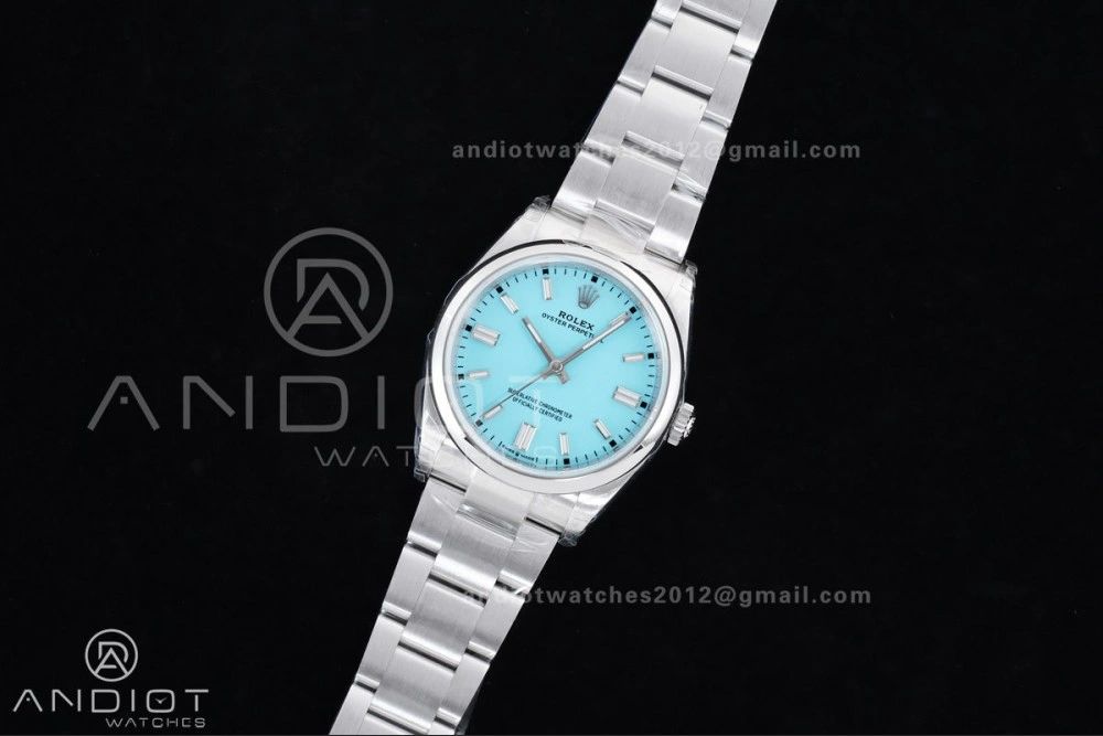 FastDry Oyster Perpetual 126000 36mm VSF 1:1 Best Edition 904L Steel Tiffany Blue Dial DD3230 V 979