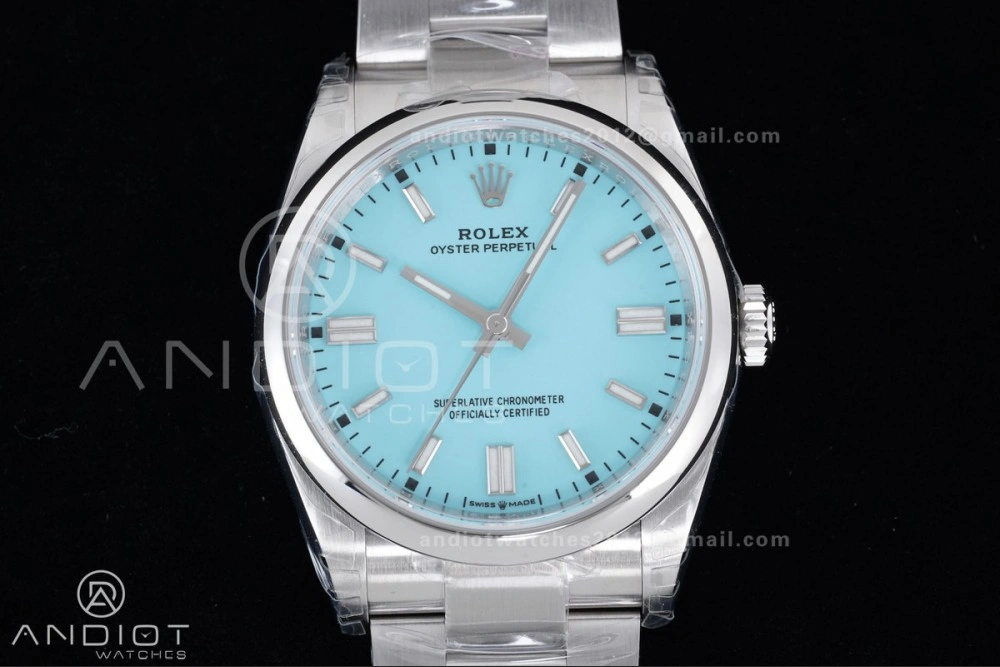 FastDry Oyster Perpetual 126000 36mm VSF 1:1 Best Edition 904L Steel Tiffany Blue Dial DD3230 V 979
