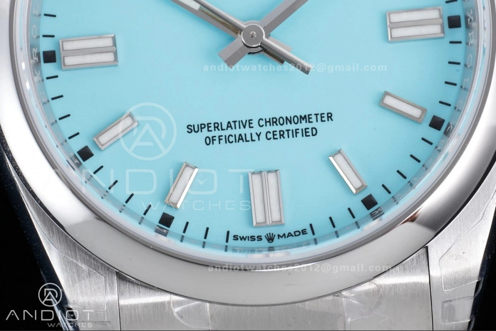FastDry Oyster Perpetual 126000 36mm VSF 1:1 Best Edition 904L Steel Tiffany Blue Dial DD3230 V 979